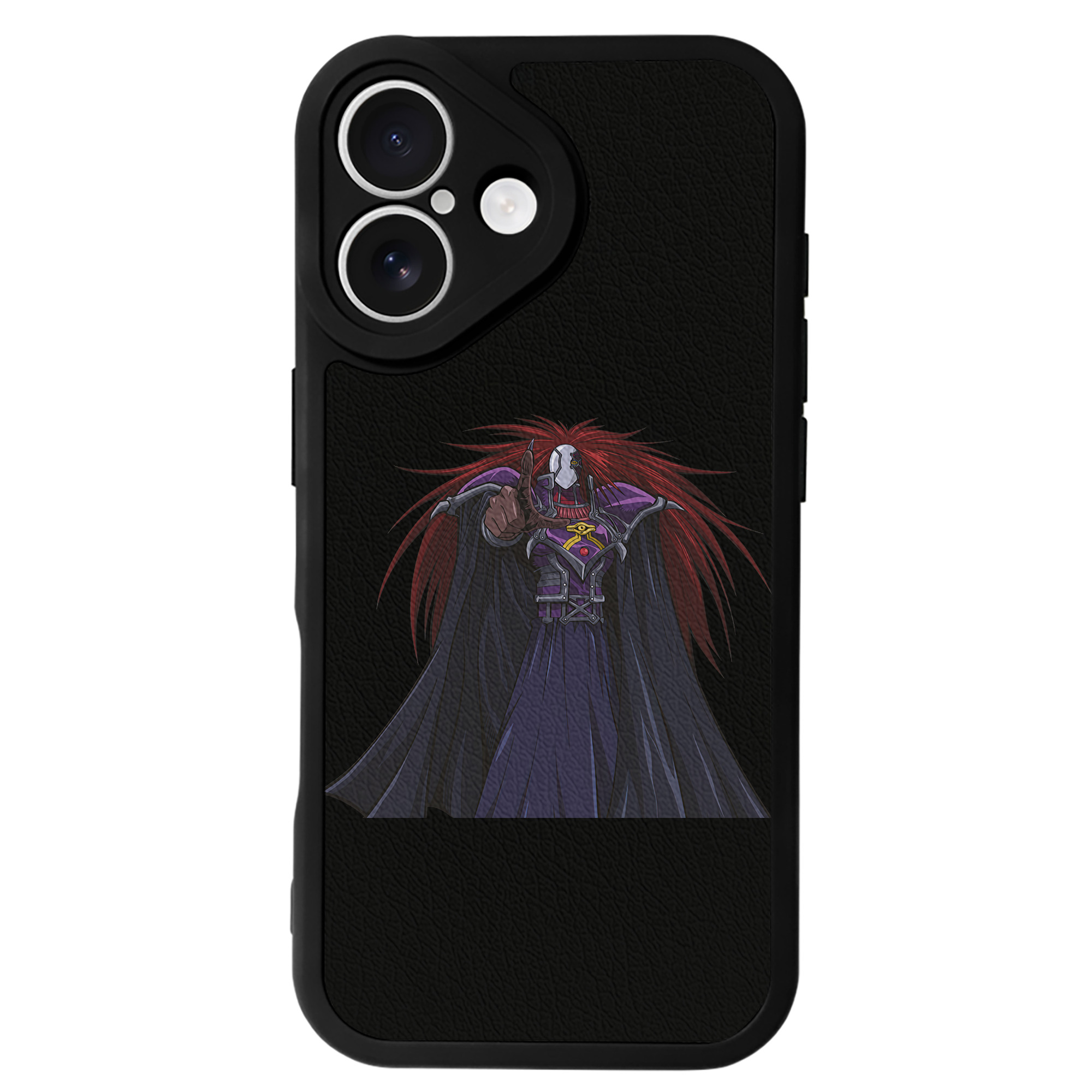 遊☆戯☆王 Yu-Gi-Oh! 【iPhone 16シリーズ対応】シリコンスマホケース（レザー調） 材質：シリコン